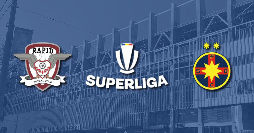 Rapid – FCSB, Superliga (play-off, etapa 5), 23 Aprilie