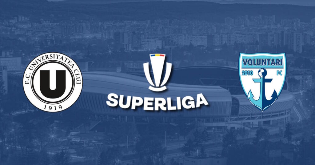 U Cluj – FC Voluntari, Superliga (play-out, etapa 6), 1 mai