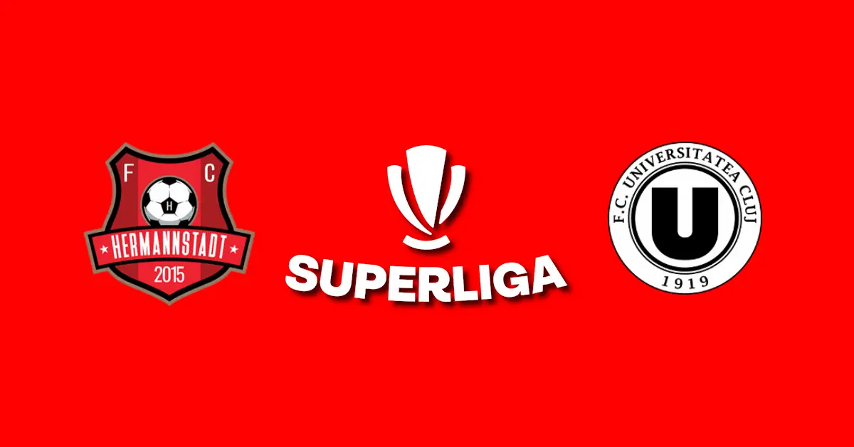 FC Hermannstadt – „U” Cluj: Ponturi Pariuri SuperLiga, 28 august 2023 »» -  Pariuri 1x2